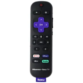 Hisense OEM Rechargeable Remote Control (RC-MC5) for Select Hisense TVs - Black