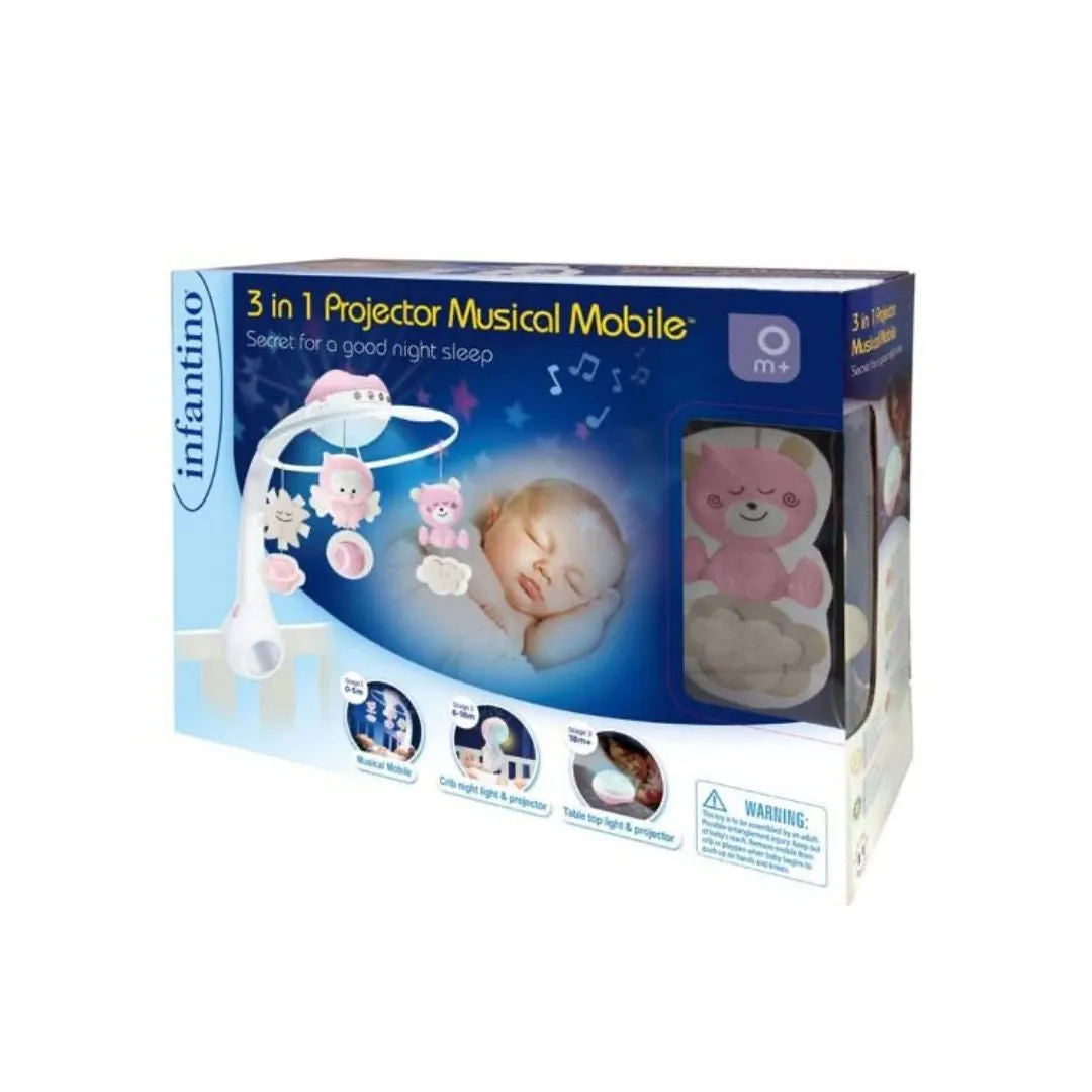 Infantino 3In1 Projector Musical Mobile (0m )