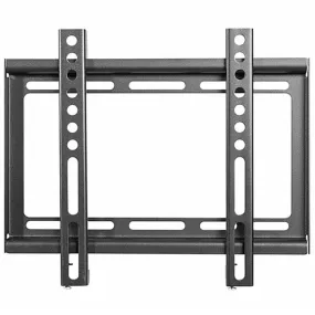 iTech Fixed Wall Mount TV Bracket for 23" to 43" - Black | PB2-TBB