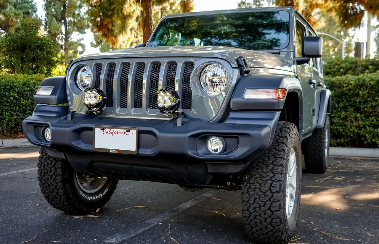 Jeep JL/JT LP6 Pro Bumper Light Kit - Jeep 2020-22 Gladiator; 2018-22 Wrangler JL; NOTE: w/ OE Plastic Bumper