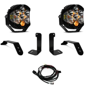 Jeep JL/JT LP6 Pro Bumper Light Kit - Jeep 2020-22 Gladiator; 2018-22 Wrangler JL; NOTE: w/ OE Plastic Bumper