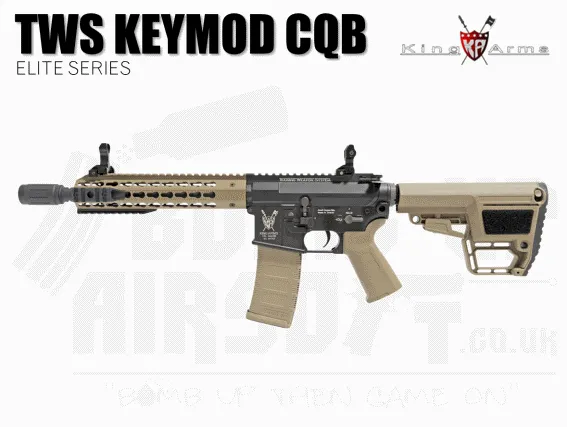 King Arms M4 TWS KeyMod CQB Elite - Tan