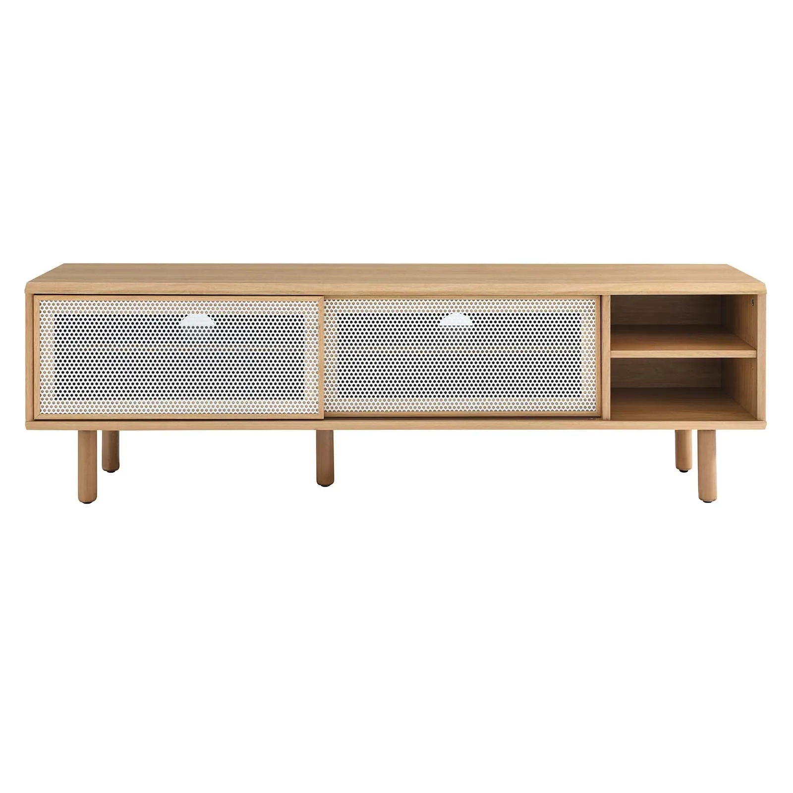 Kurtis 60" TV Stand Oak EEI-6234-OAK