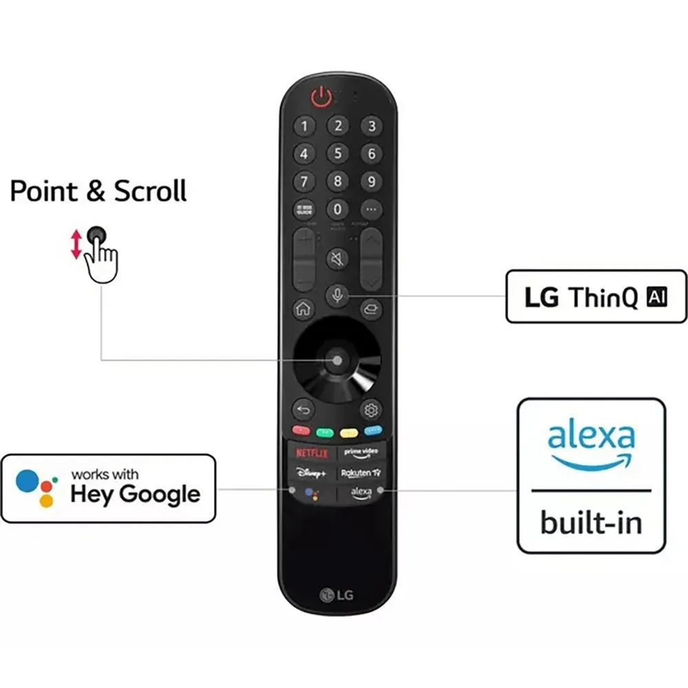 LG 65NANO766QAAEK 65" 4K NanoCell Smart TV with Voice Assistants