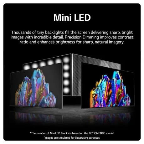 LG 75QNED866RE 75 Inch QNED Mini LED 4K Ultra HD HDR Smart TV 2023
