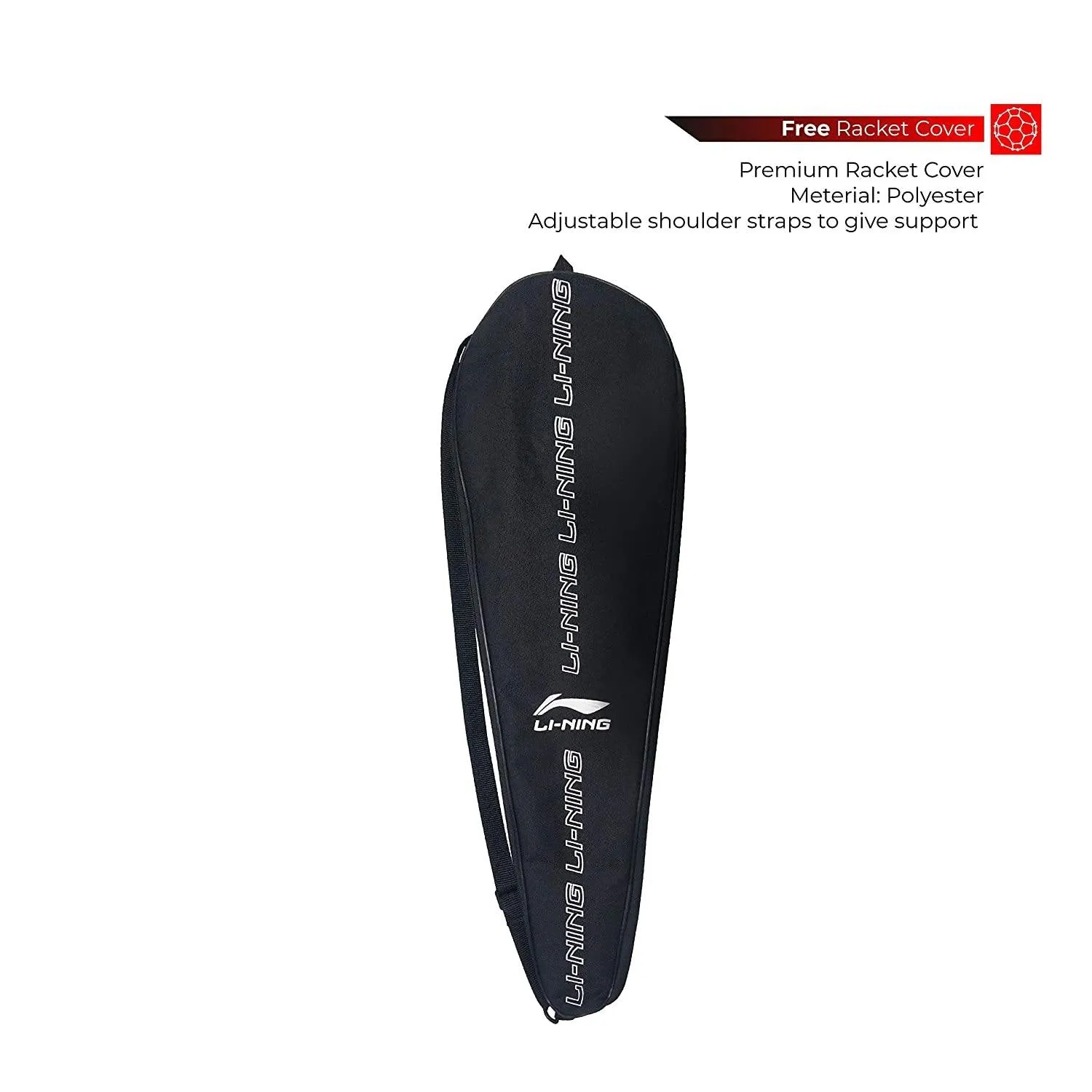 Li-Ning Super Series 2020 - (Strung) Graphite Badminton Racquet - Black/Orange