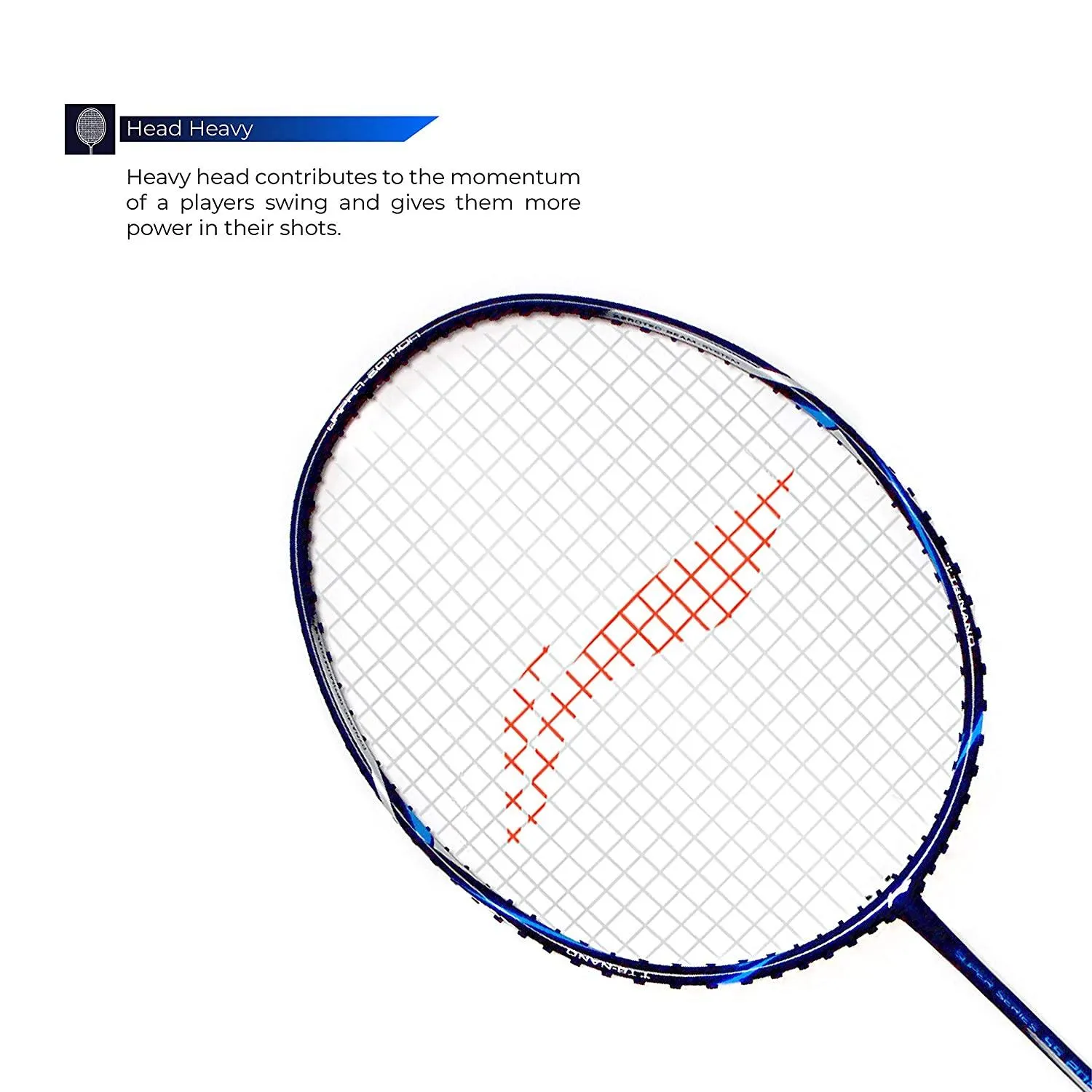 Li-Ning Super Series 2020 - (Strung) Graphite Badminton Racquet - Navy Blue