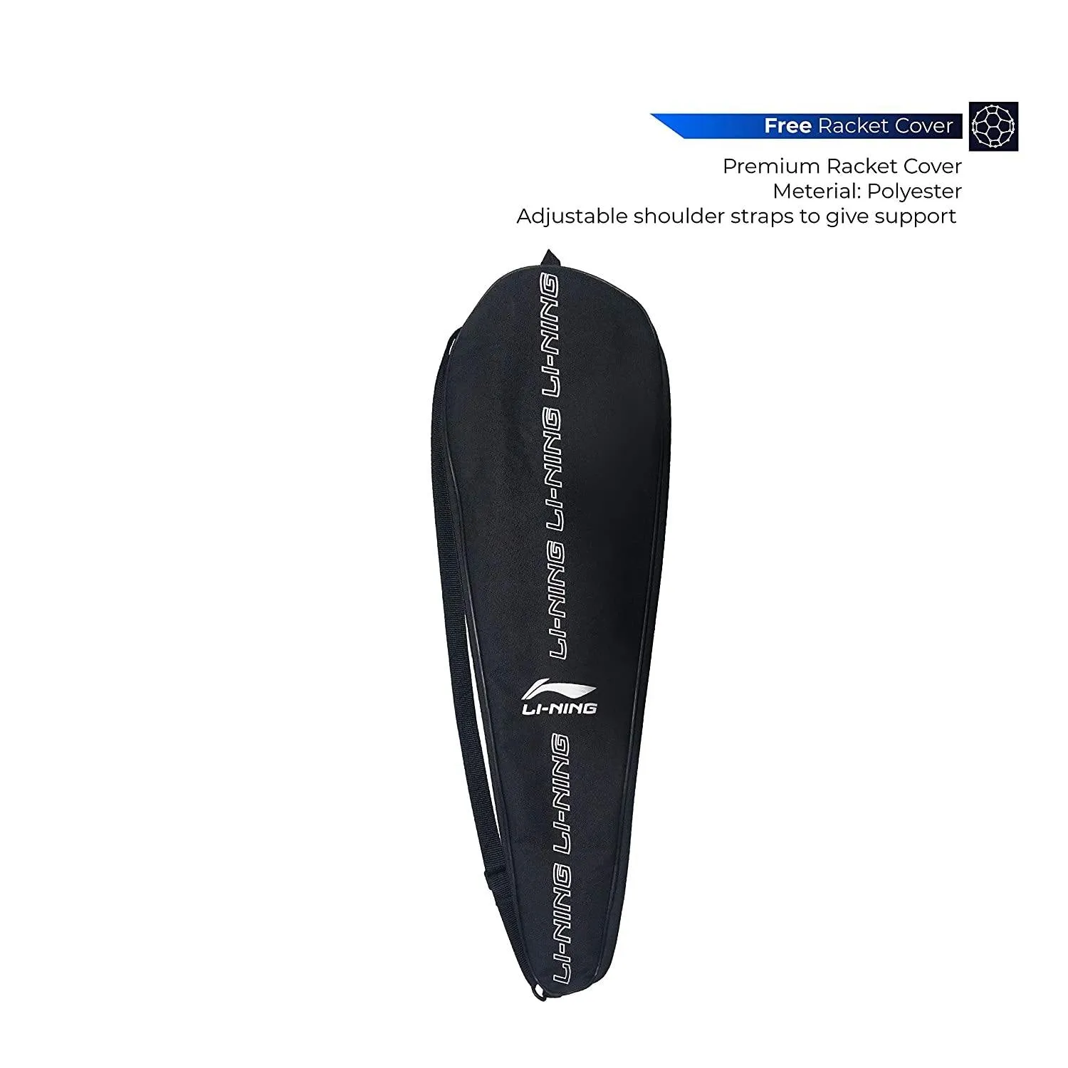 Li-Ning Super Series 2020 - (Strung) Graphite Badminton Racquet - Navy Blue