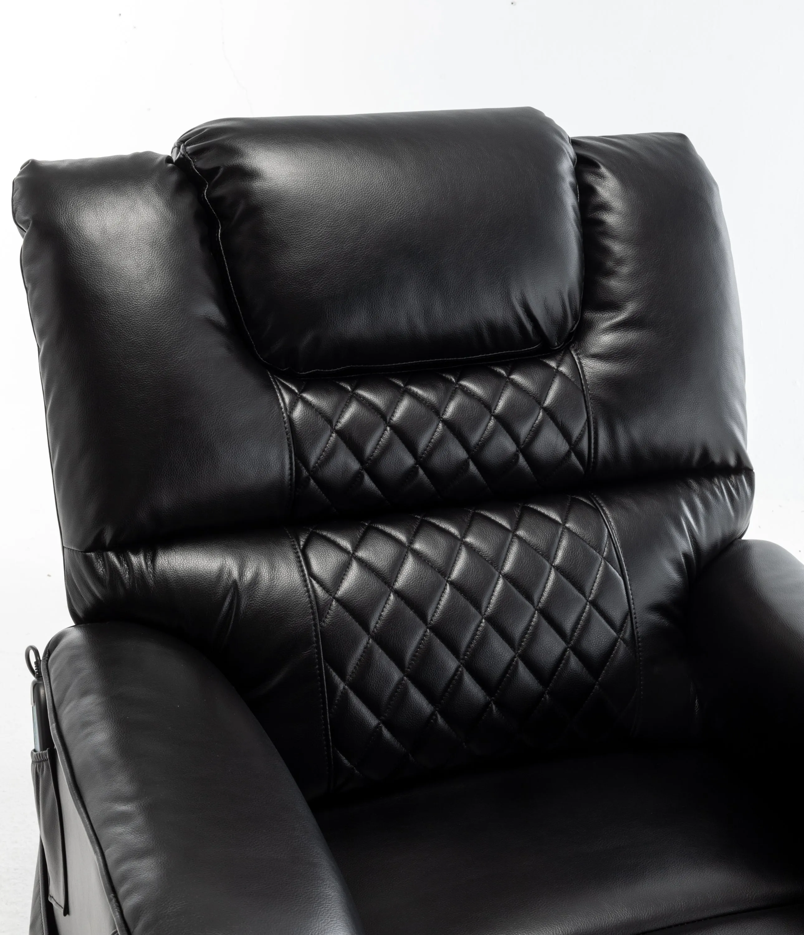 Lift chair w/ power supply (180 degree lying flat), Black