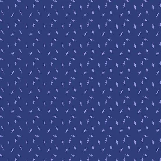Lighting Bolt - Royal  $12.99/yd