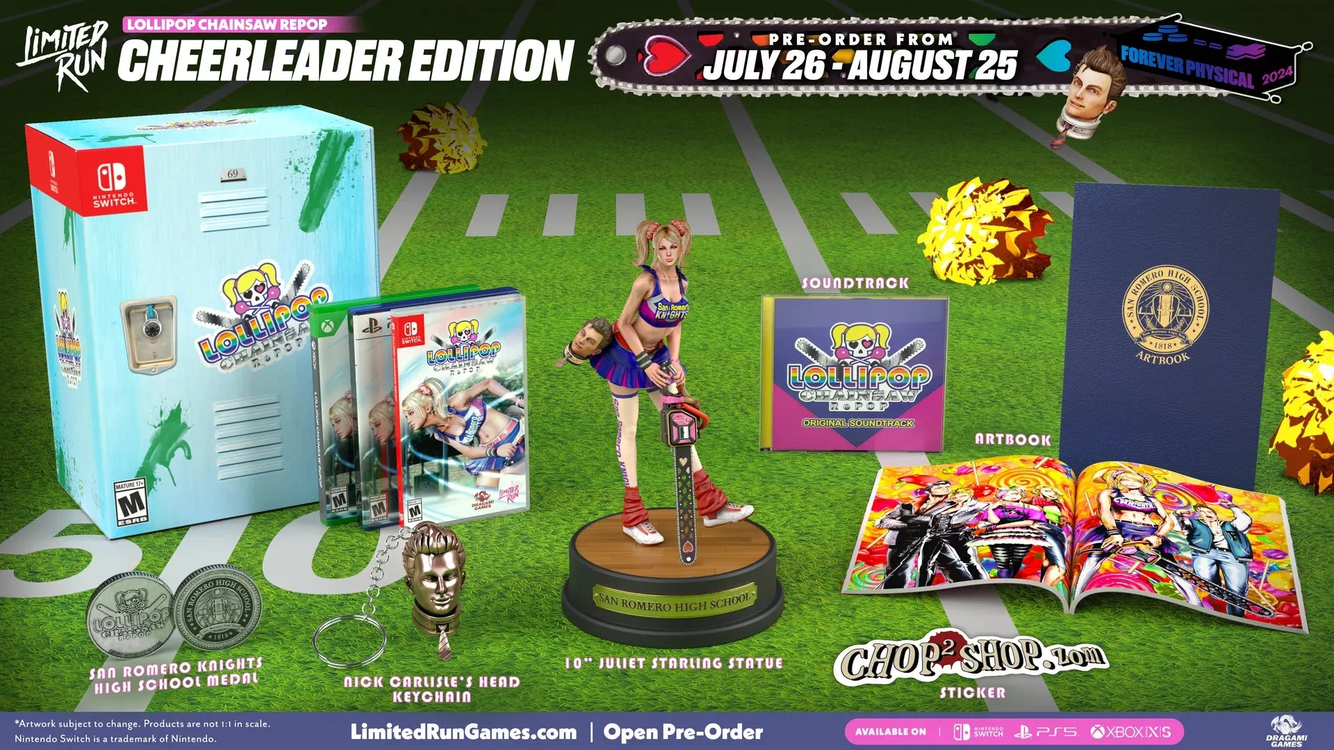 LOLLIPOP CHAINSAW REPOP CHEERLEADER EDITION - LIMITED RUN - ( Switch, PS5, Xbox X)