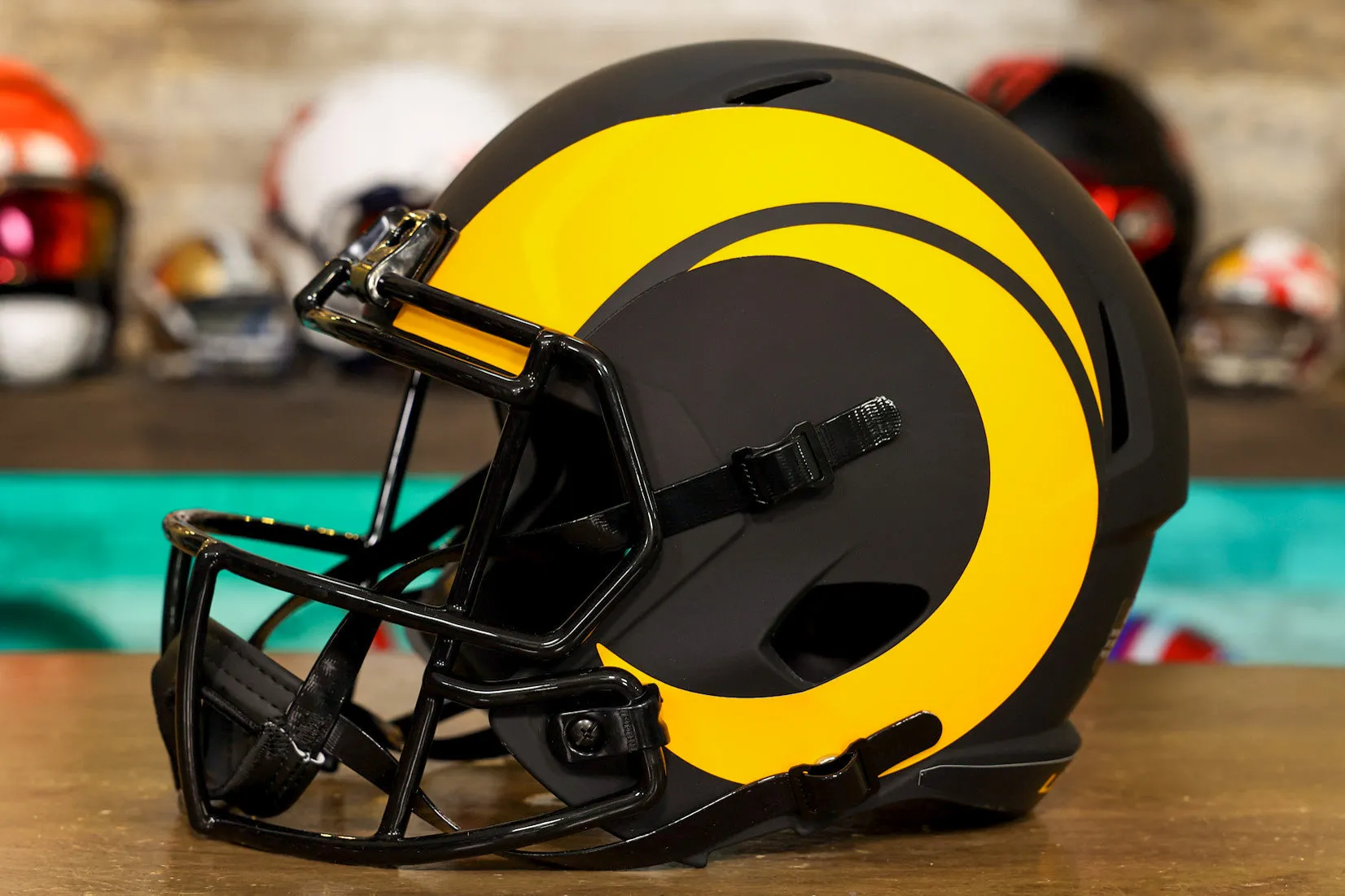 Los Angeles Rams Riddell Speed Replica Helmet - Eclipse