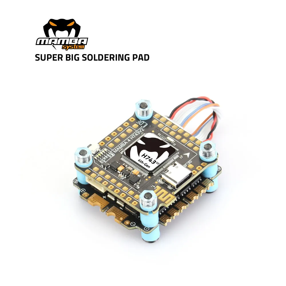 MAMBA MK4 H743 V2 55A/65A 128K Flight Control Stack 30mm/M3