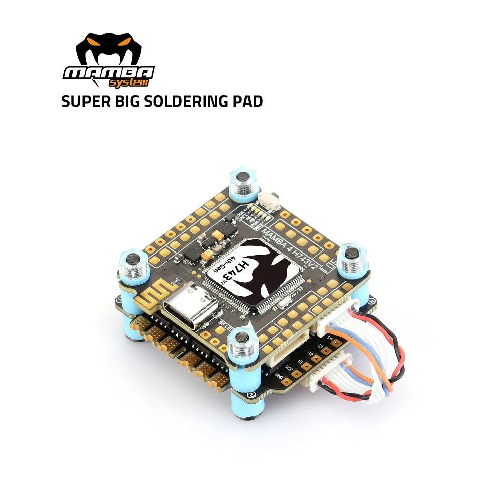 MAMBA MK4 H743 V2 55A/65A 128K Flight Control Stack 30mm/M3
