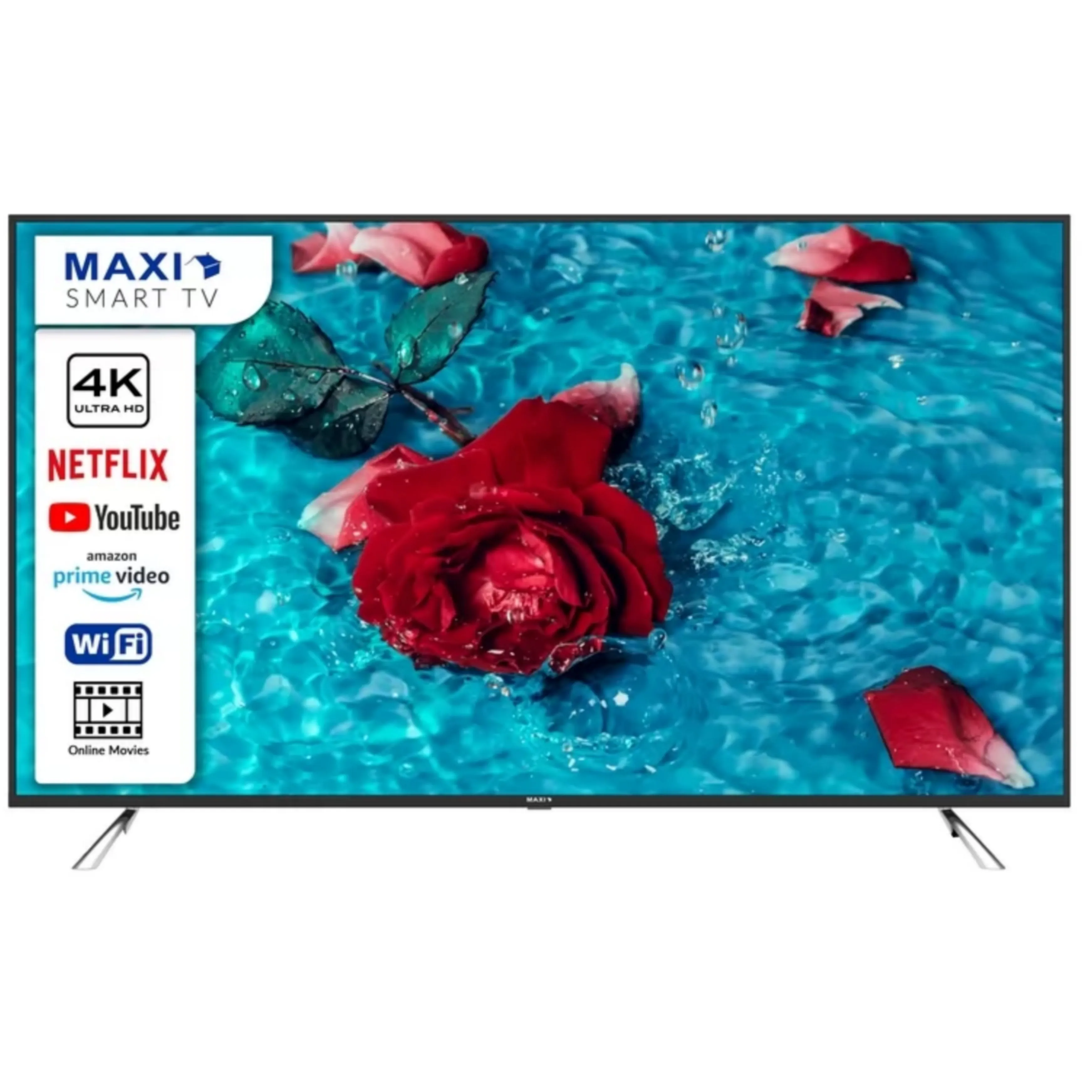 MAXI 70 Inch 70D2010 Smart 4K UHD LED TV (Built-in WiFi, Miracast)   1 Year Warranty - Brand New
