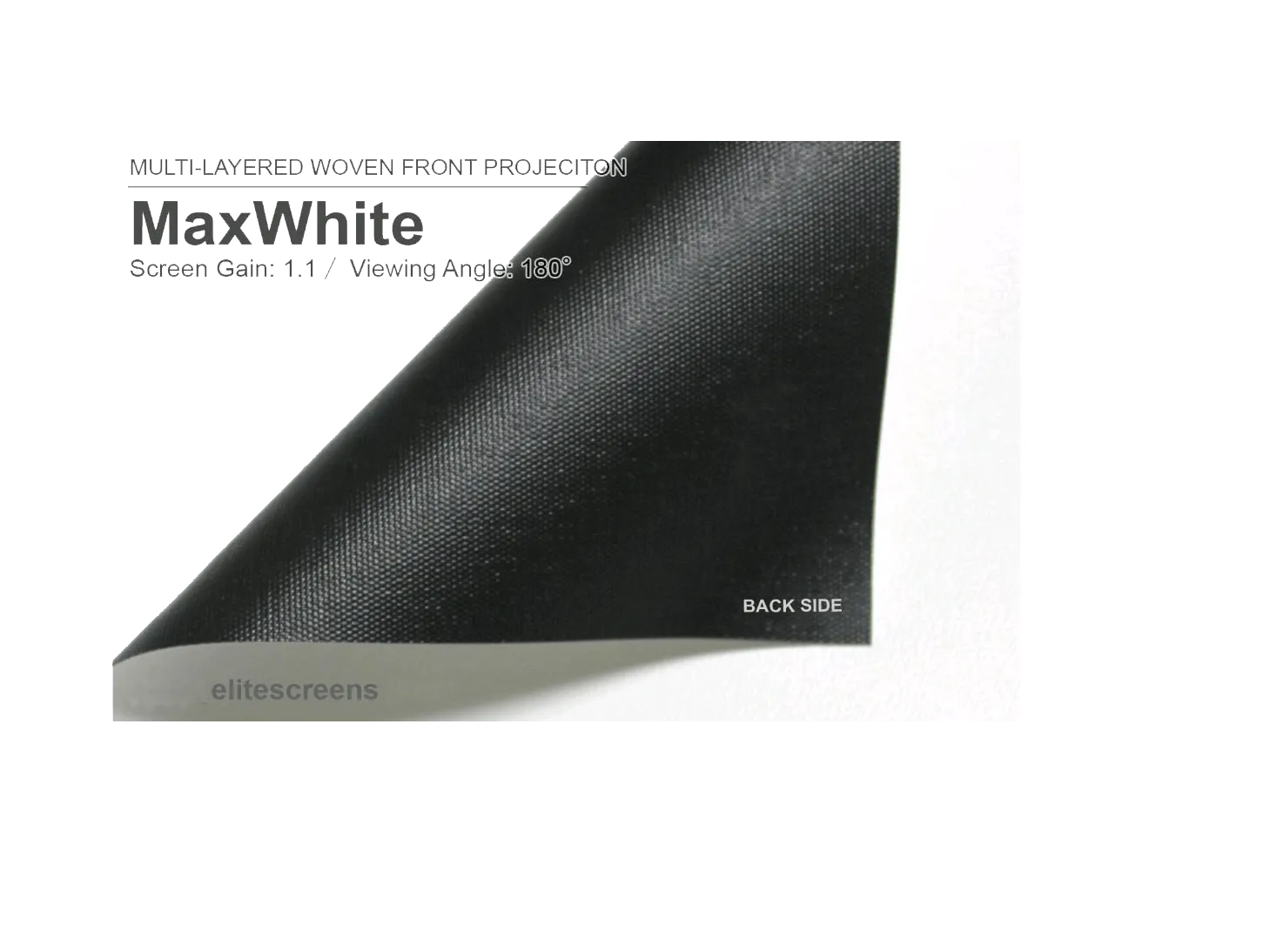 MAXWHITE - SCREEN MATERIAL SAMPLE (DIN A4)