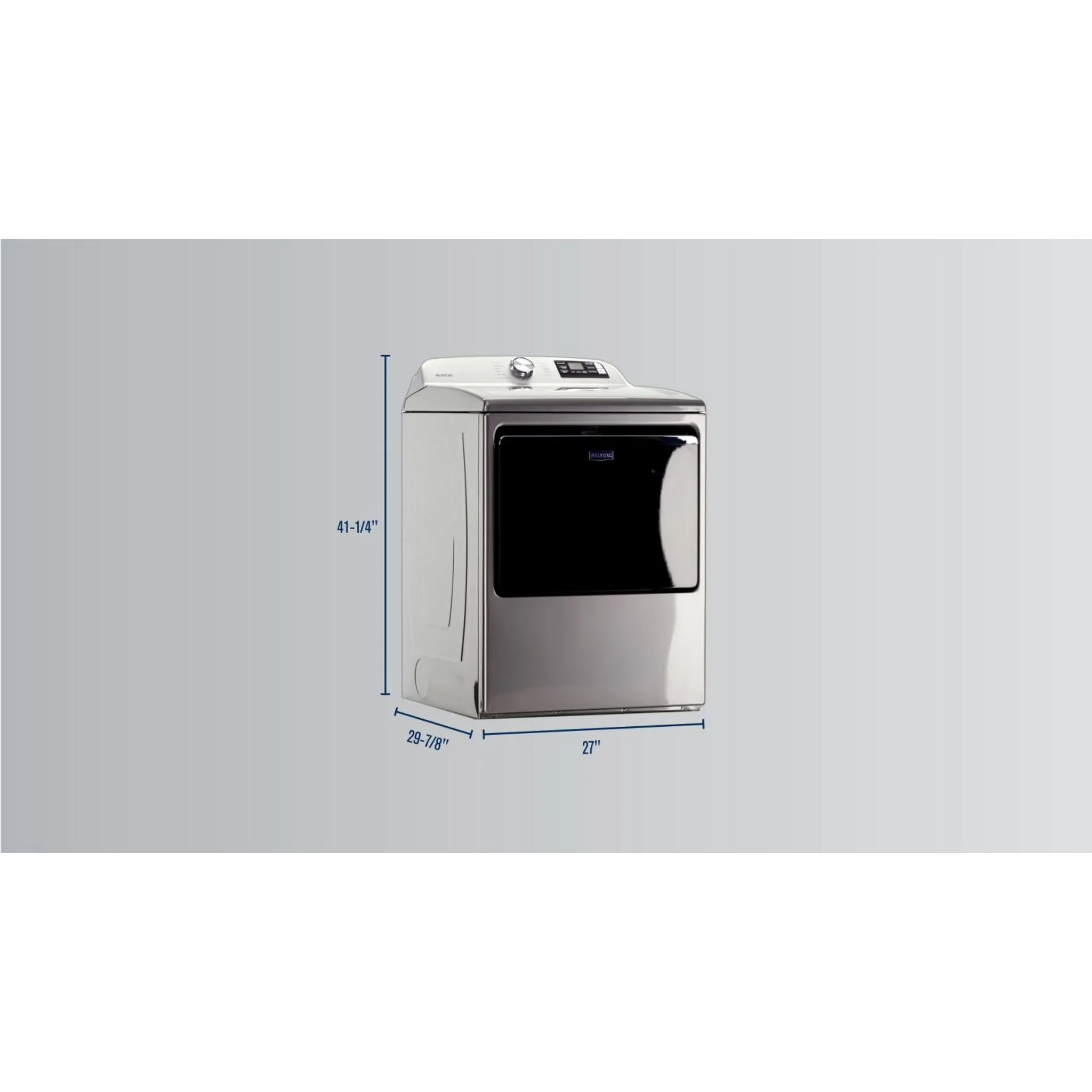 Maytag Smart Top Load Gas Dryer with Extra Power Button - 7.4 cu. ft. (MGD6230HC)