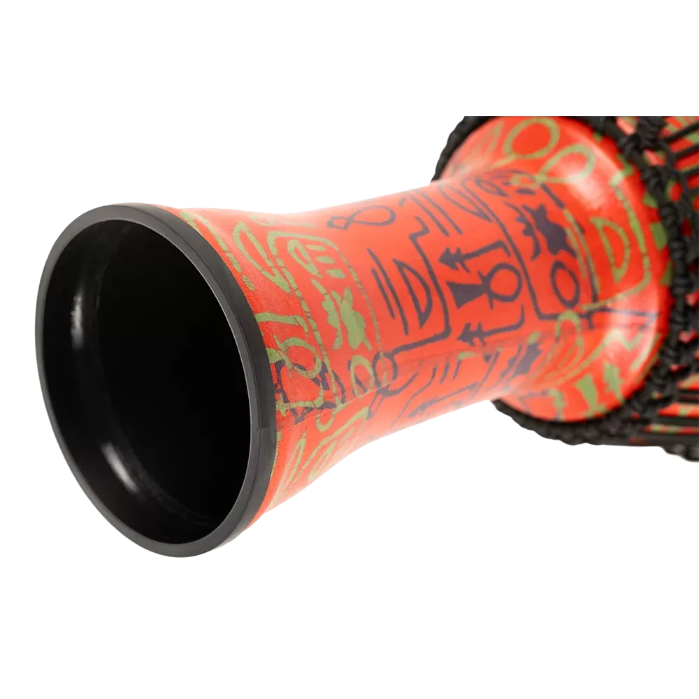 Meinl 12" Rope Tuned Travel Series Djembe - Pharaoh's Script