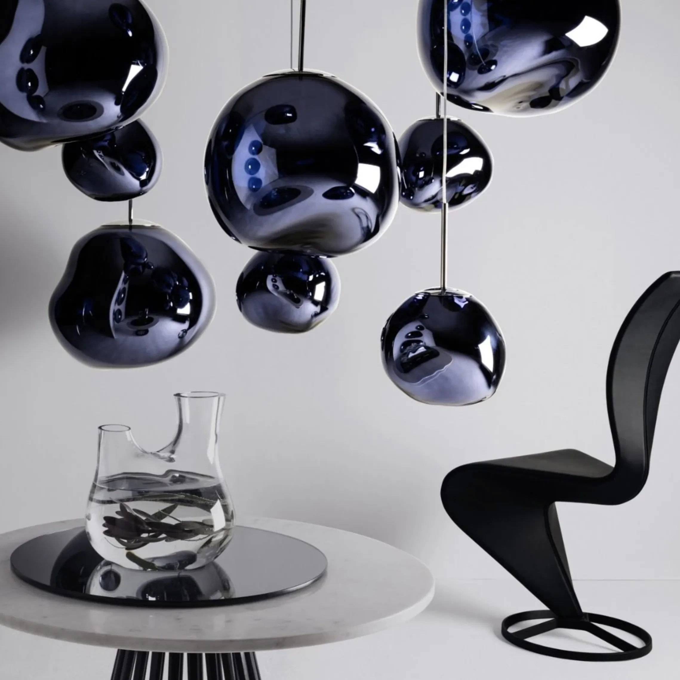 Melt Pendant, Smoke, Large