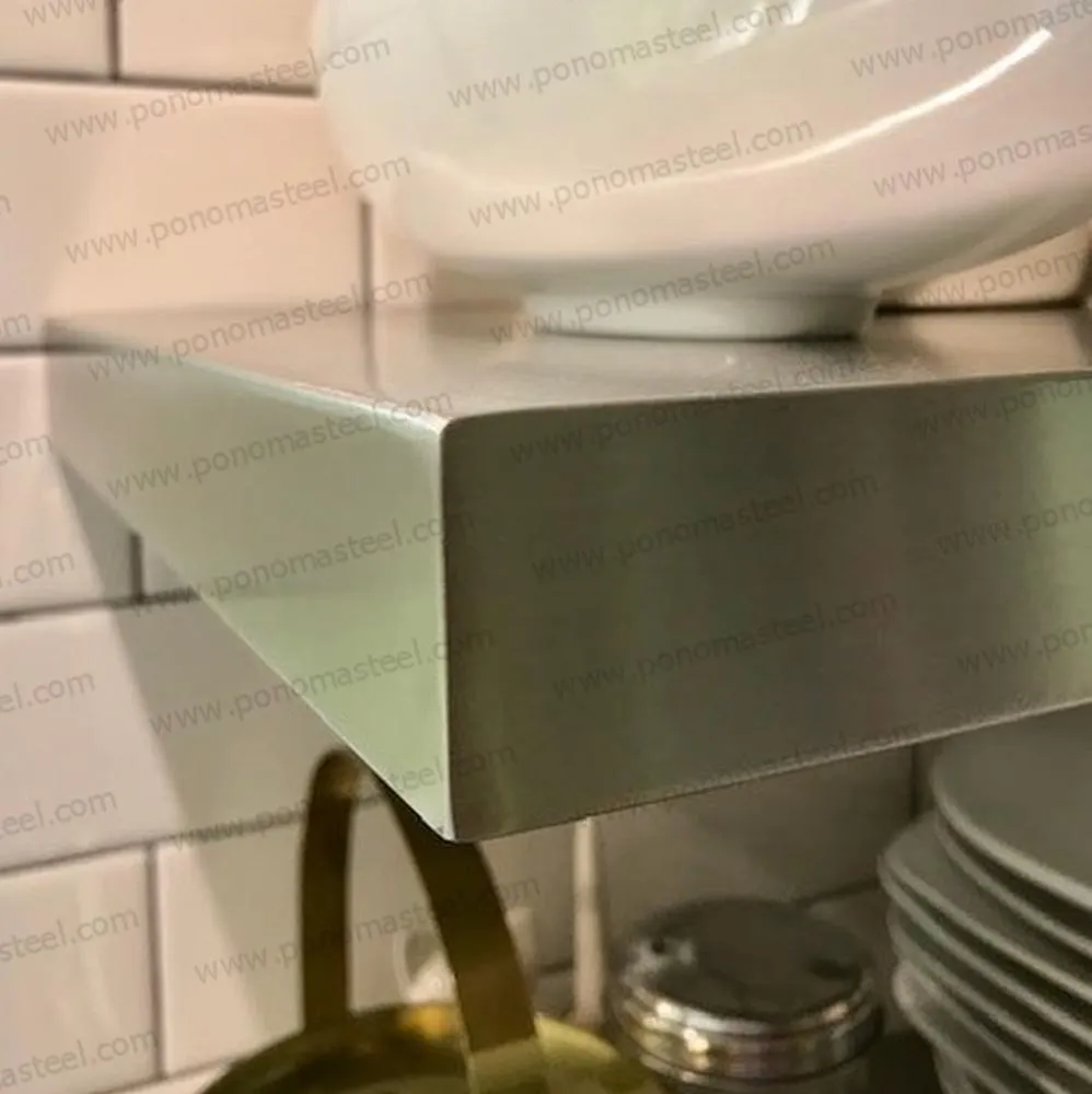 Metal shelves 33"- 42" (cm. 84 - 107) made-to-order Ponoma®