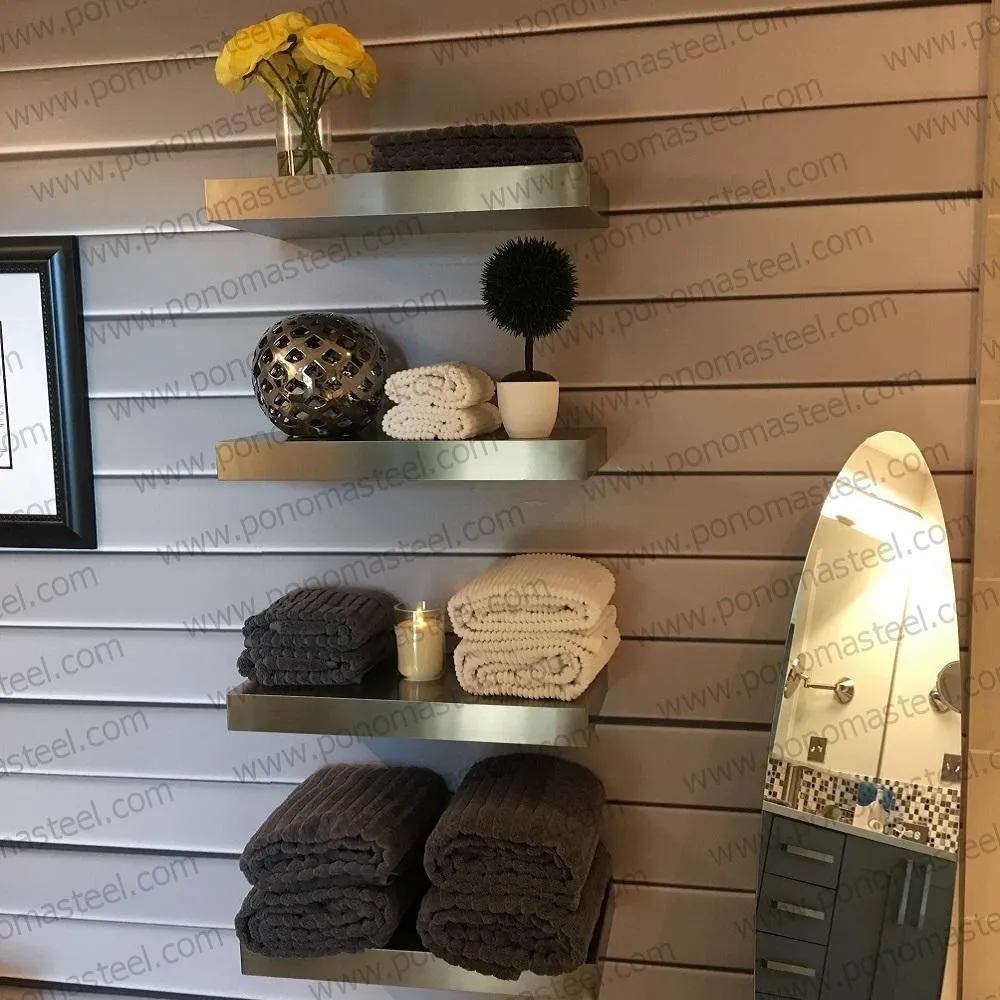 Metal shelves 33"- 42" (cm. 84 - 107) made-to-order Ponoma®