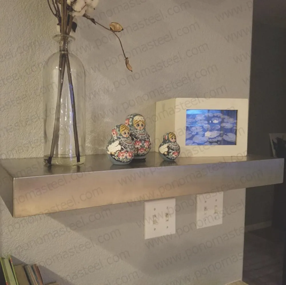 Metal shelves 33"- 42" (cm. 84 - 107) made-to-order Ponoma®