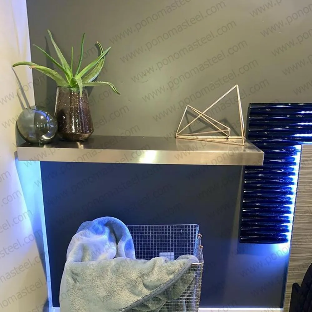 Metal shelves 33"- 42" (cm. 84 - 107) made-to-order Ponoma®