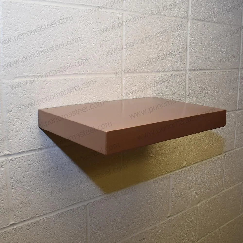 Metal shelves 33"- 42" (cm. 84 - 107) made-to-order Ponoma®