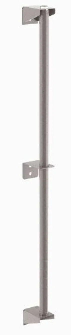 Metro 63PDFK4 Metroseal&reg; Gray Post for 4 or more Tiers of Shelving, 63"