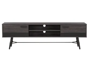 Mid Century Modern TV Stand, TVs up to 85" - Dark Grey