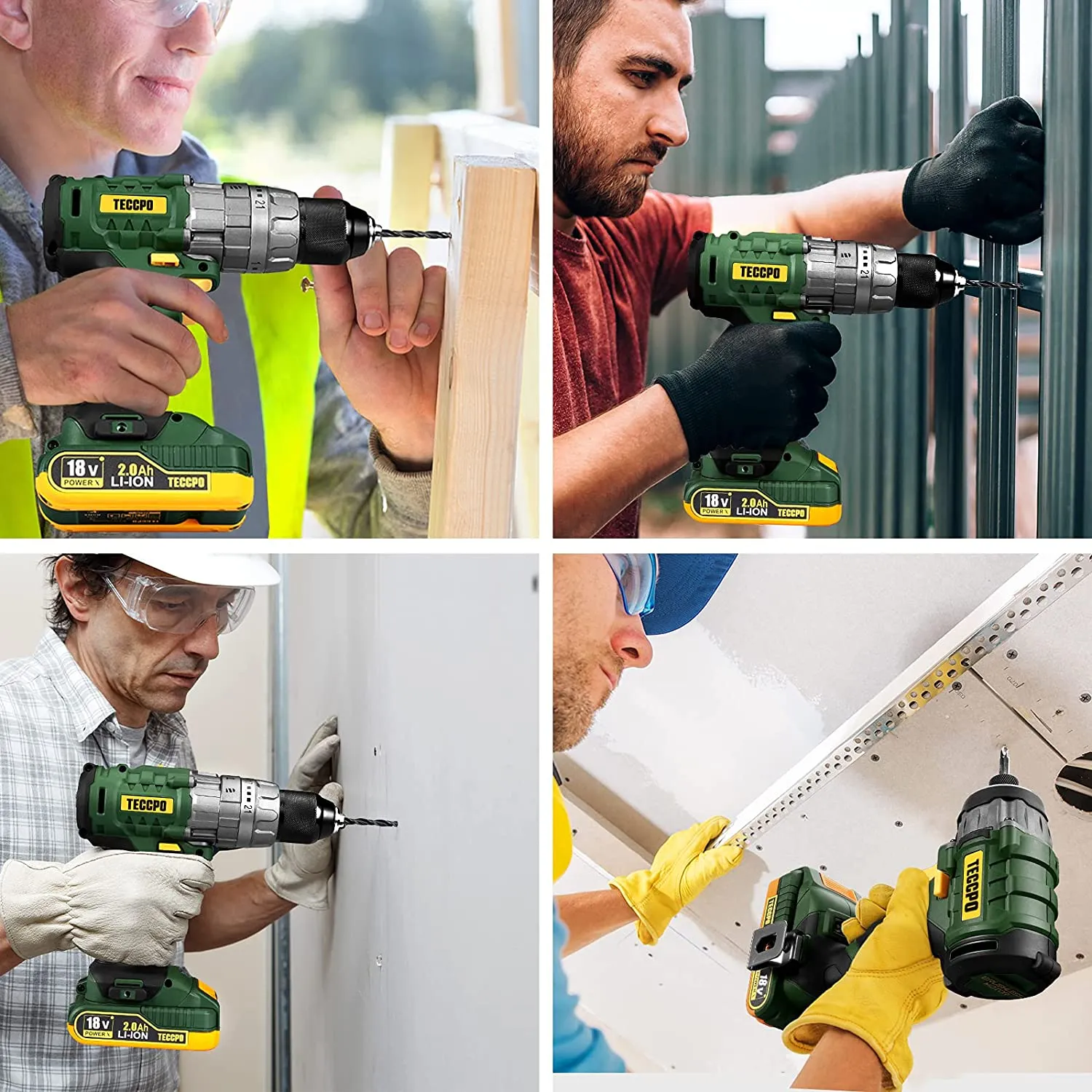 MTD680B Cordless Drill, Popman Brushless Drill Kit, Max. Torque 220 Nm, 3 Speeds, 2 Batteries 2.0 Ah, Quick Charger, 35 Accessories - MTD680B