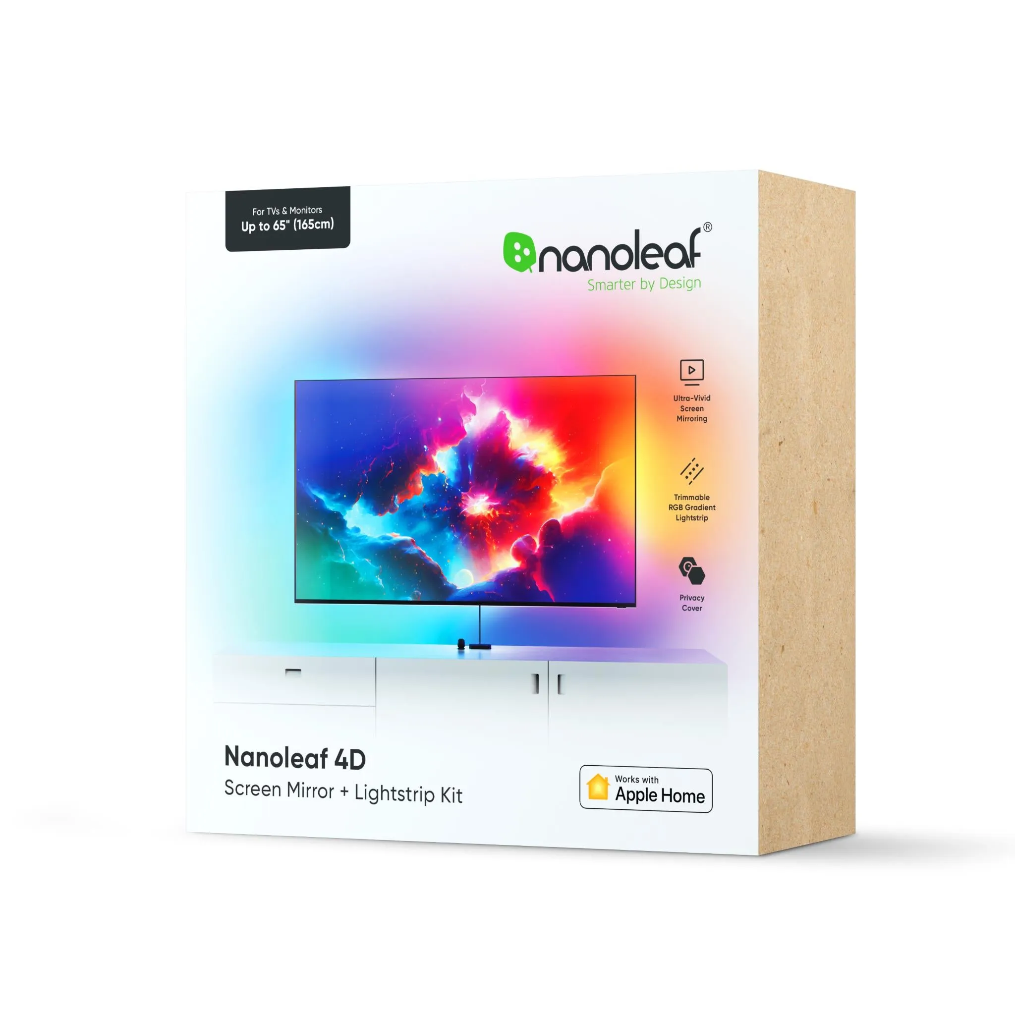 Nanoleaf 4D Screen Mirror and Lightstrip Kit (Up to 65")