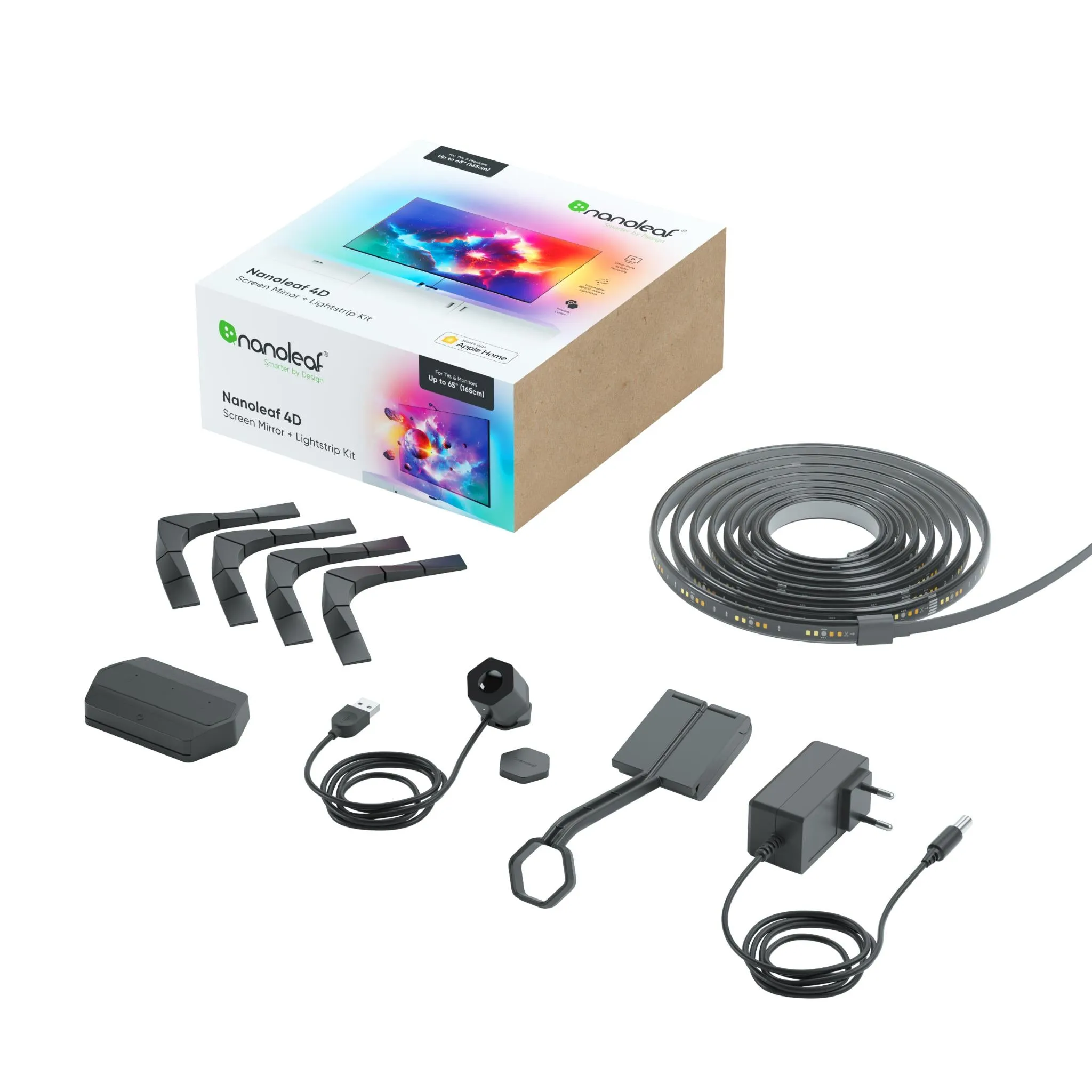 Nanoleaf 4D Screen Mirror and Lightstrip Kit (Up to 65")