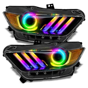 Oracle Dynamic Colorshift Ford Mustang V6/GT/Shelby (15-17) [DRL Upgrade w/ Halo Kit] 1335-332