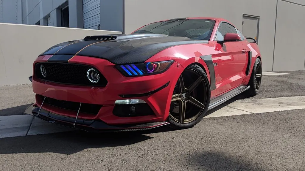 Oracle Dynamic Colorshift Ford Mustang V6/GT/Shelby (15-17) [DRL Upgrade w/ Halo Kit] 1335-332