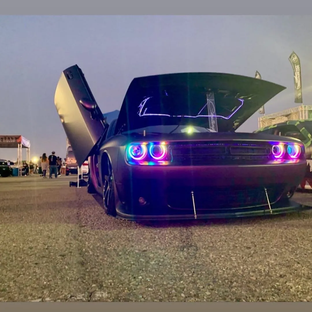 ORACLE Lighting 2008-2014 Dodge Challenger Dynamic ColorSHIFT Fog Light Halo Kit