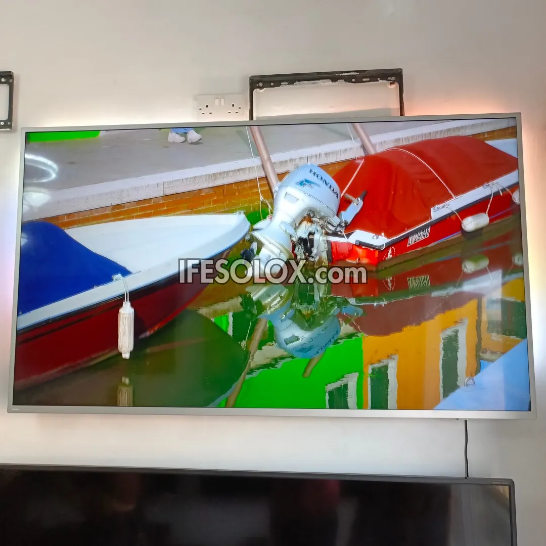 Philips 65 Inch 65PUS7304/12 Smart 4K UHD Android TV with 3-sided Ambilight, WiFi and Bluetooth - Foreign Used