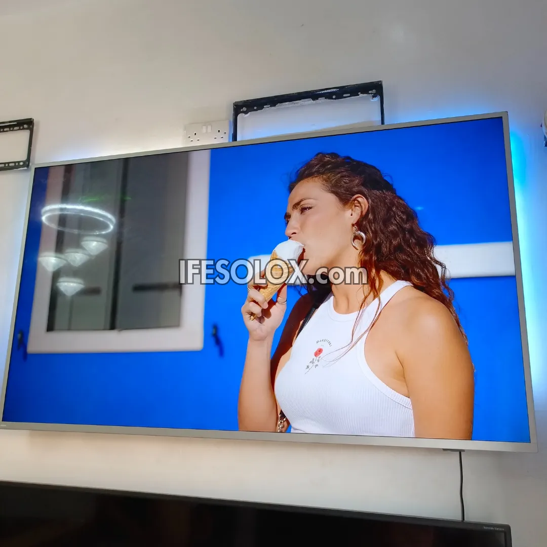Philips 65 Inch 65PUS7304/12 Smart 4K UHD Android TV with 3-sided Ambilight, WiFi and Bluetooth - Foreign Used