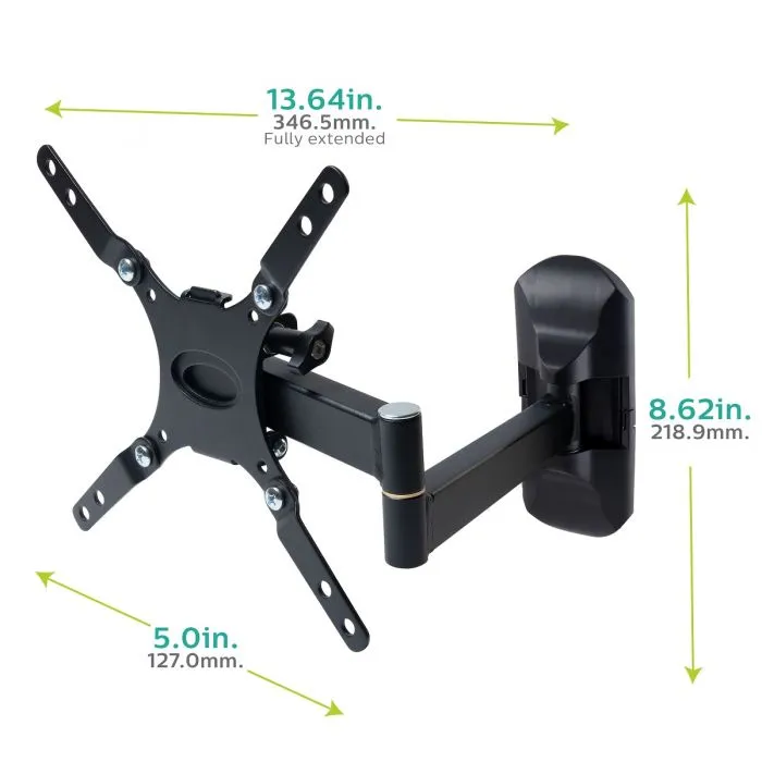 Philips Full Motion Swivel TV Wall Mount - Small - For 13" to 55" Screens