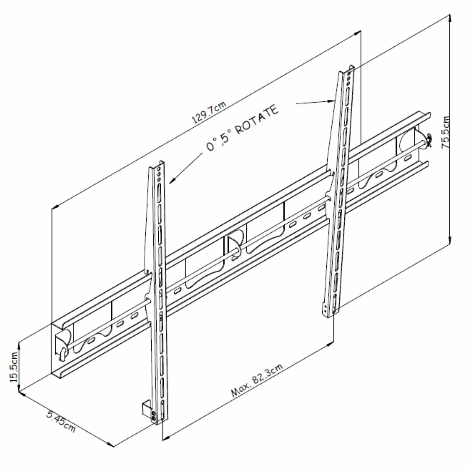 PLAW5100 Mega Hold TV Bracket by Tauris™