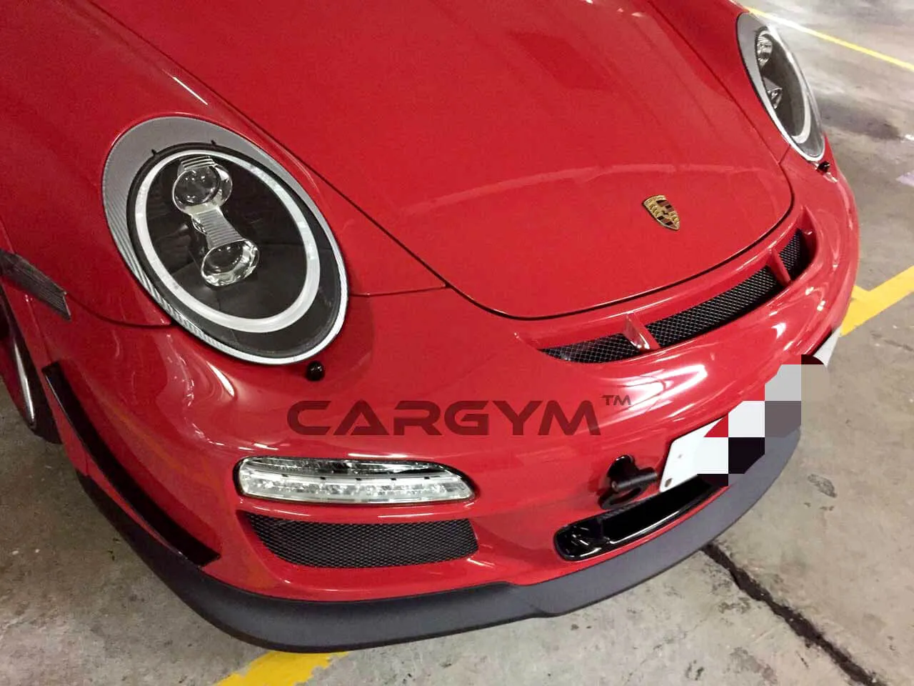 Porsche 997 911 2004-08 Dual Projectors LED Black Headlight