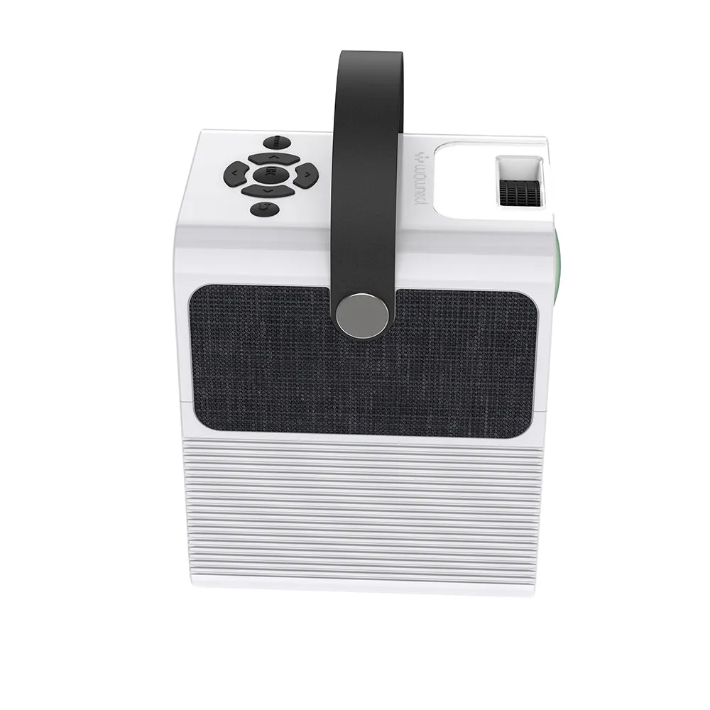 Portable Home Cinema LED Projector TV [ 150 ANSI Lumens ] With Stereo 5W Bluetooth Speaker Home Theater Projector [HD 1280*720 ]
