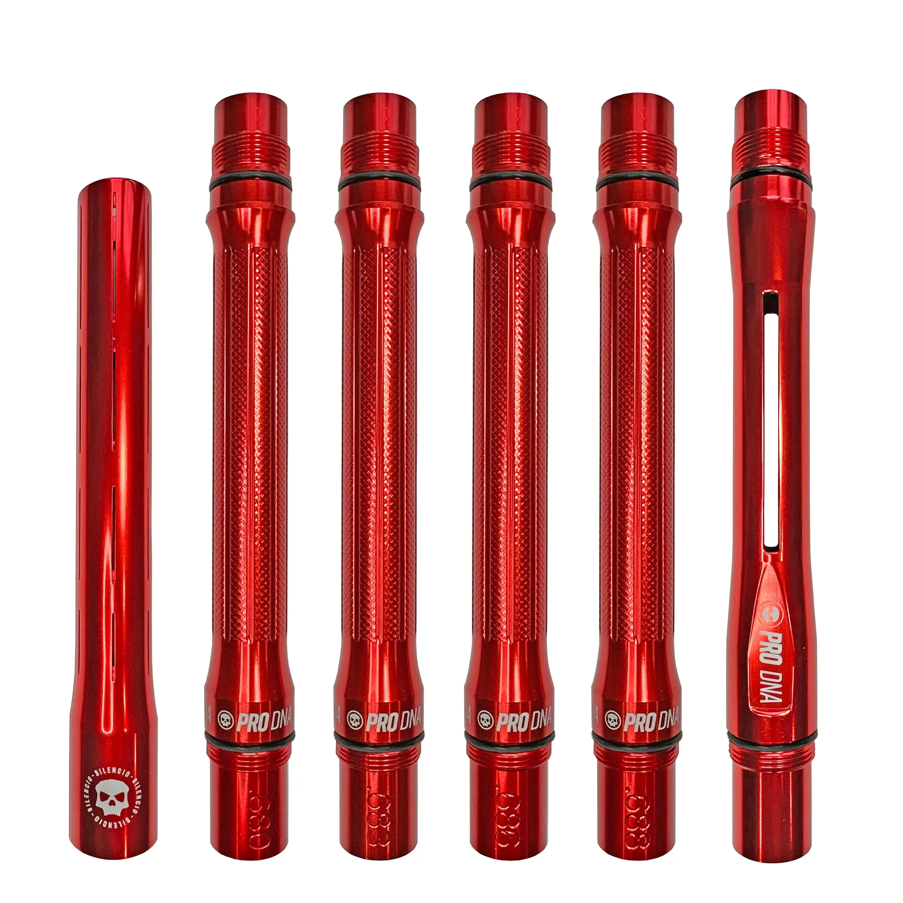 PRO DNA SILENCIO™ BARREL KIT - GLOSS RED - COCKER THREAD