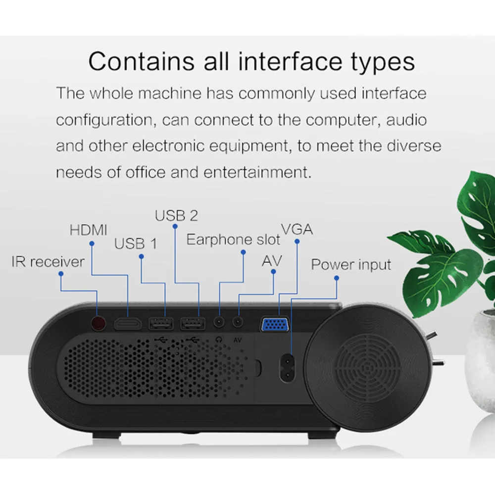 Projector HD Wifi |3600 Lumens/ Screen Size upto 150 inch| Native Res 1280x720P| Wireless Screen Mirroring Portable Projector