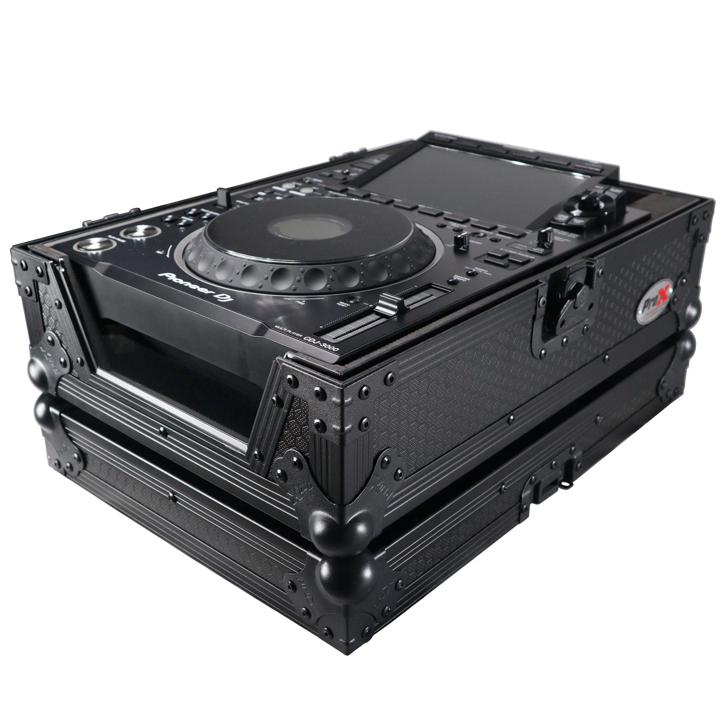 ProX XS-CDJ3000 BL for Pioneer DJ  CDJ-3000 Professional DJ multi player  | Black on Black