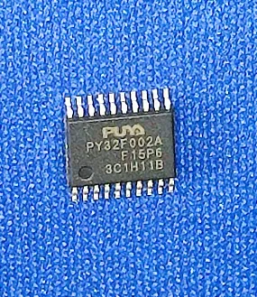PY32F002AF15P6TU ARM-M0 24MHz TSSOP-20 Microcontroller  PUYA) A2077
