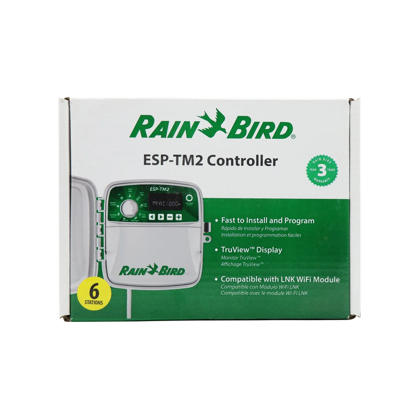 Rain Bird ESP-TM2 Outdoor Smart Irrigation Controller with Optional WIFI
