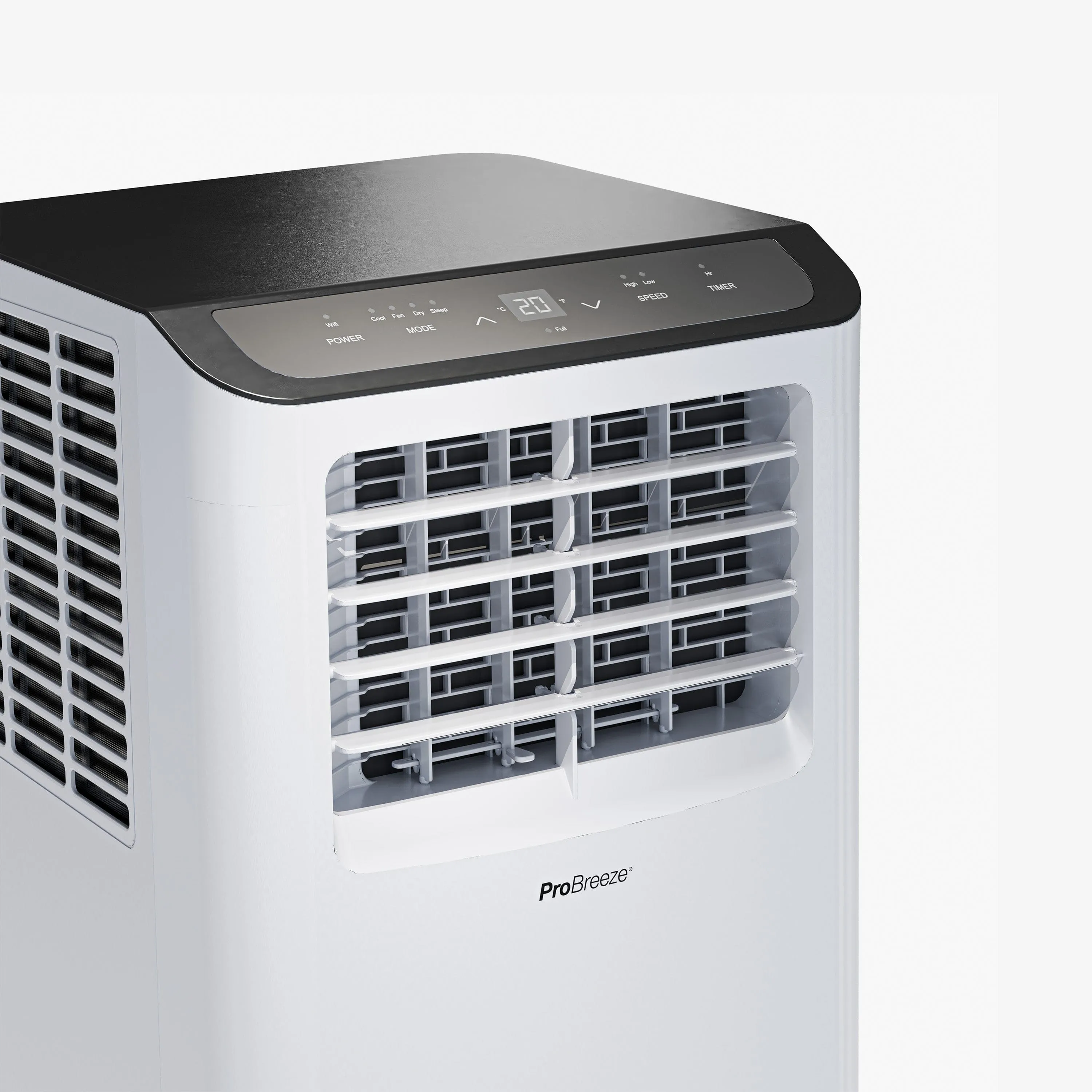 Refurbished - 9000 BTU 4-in-1 Portable Air Conditioner - WiFi, App and Voice Control Compatible with Dual Window Kit