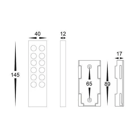 Remote Controller for EcoLamp RGB LED Strip 2.4GHZ Havit Lighting - HV9102-V3