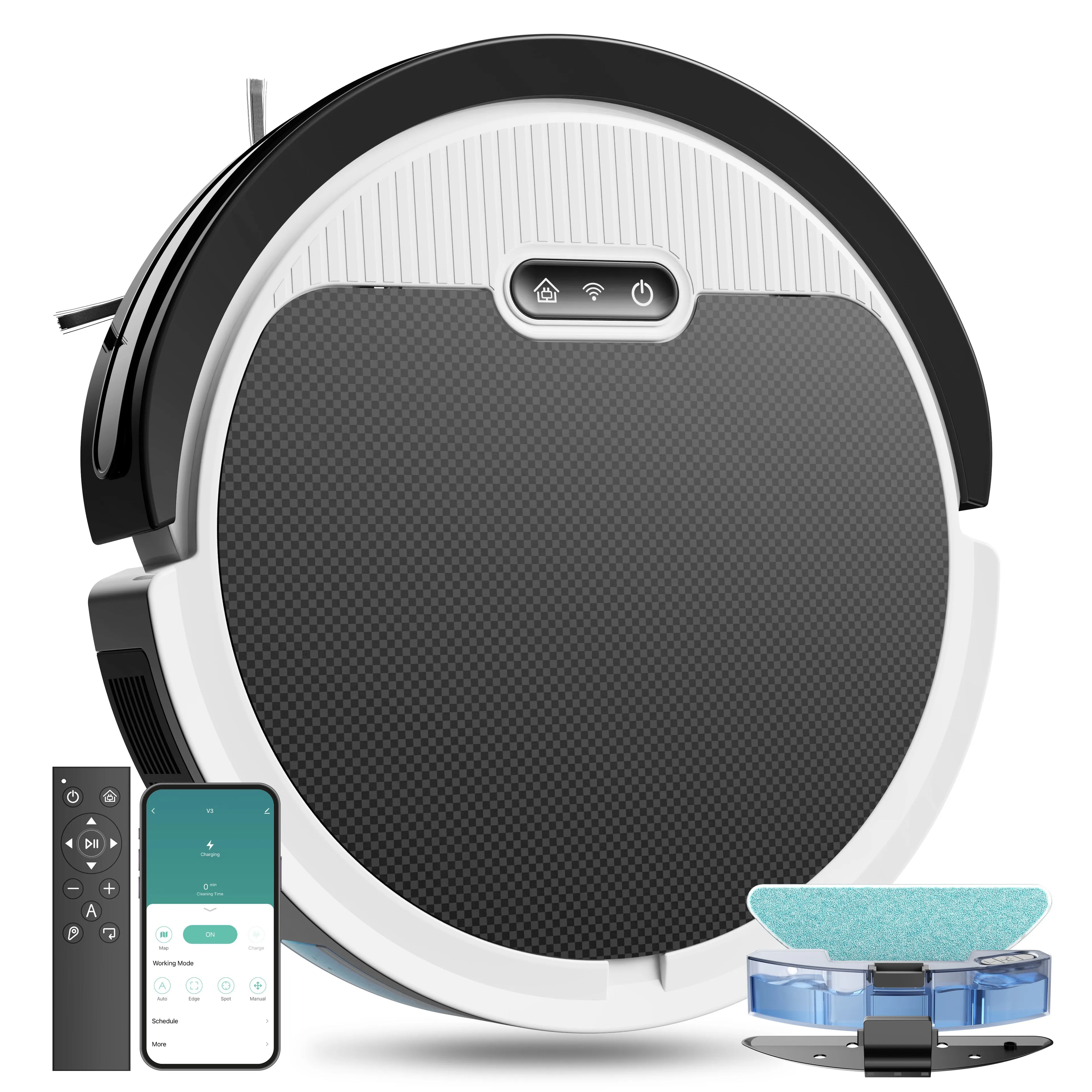 Robot Vacuum & Mop | 3-in-1 Smart Cleaner | 5000Pa Suction & Self-Charging